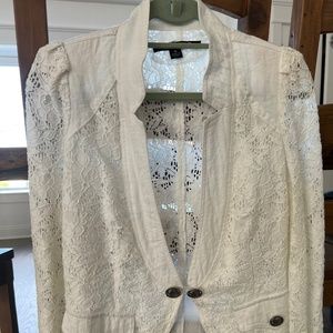 White blazer